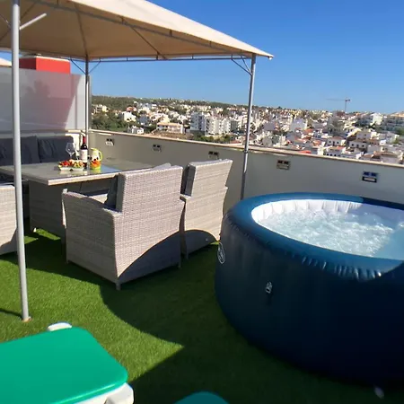 Alpha - 2 Bedrooms, Private Rooftop Patio With Hot Tub, Bbq And View Ferragudo (Faro)