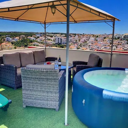 Apartment Alpha - 2 Bedrooms, Private Rooftop Patio With Hot Tub, Bbq And View Ferragudo (Faro)