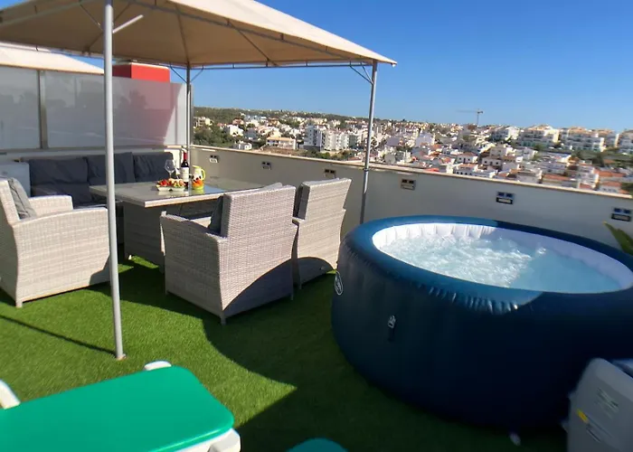 Alpha - 2 Bedrooms, Private Rooftop Patio With Hot Tub, Bbq And View Ferragudo